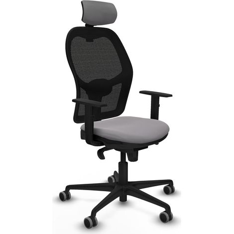 Sedia Ufficio con Poggiatesta Jorquera Piqueras y Crespo 1D036G2 Grigio (1/5)