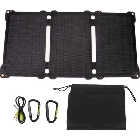 Pliant solaire 5V 21W sac IBC double sortie USB panneau solaire pliable pour charge en extérieur (1/5)