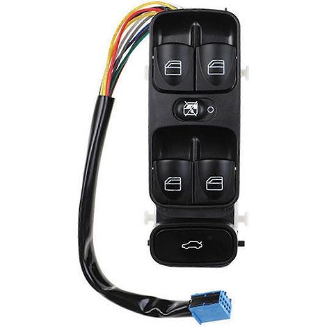 Bouton de commande de lève-vitre électrique côté conducteur gauche pour Mercedes Classe C W203 C180 C200 203820 (1/5)
