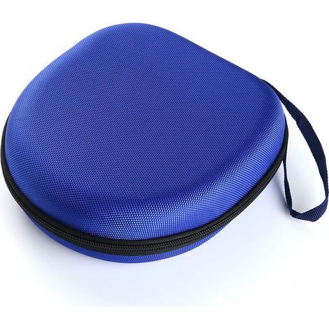 Sollbry Estuche rígido para auriculares Sony, bolsa portátil (azul)