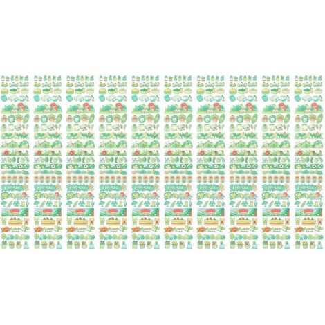 Ruban adhésif PET 10 feuilles, autocollants mignons pour décoration de calendrier, stickers partageables. (1/5)