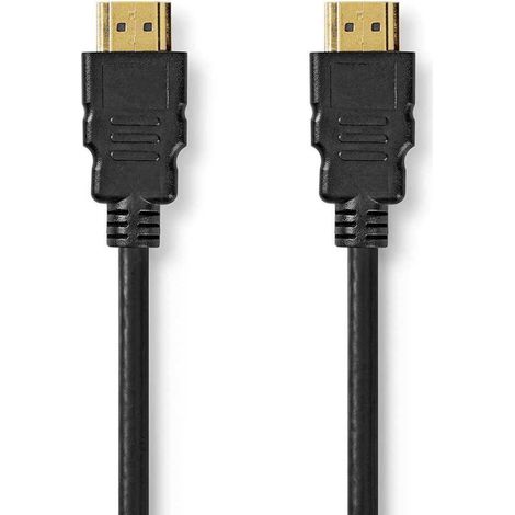 Cable hdmi de ultra alta velocidad conector hdmi conector hdmi 8k60hz 48 gbps 500 metros redondo 67 mm negro caja