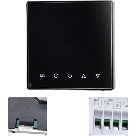 Thermostat Intelligent Programmable pour Chauffage au Sol, Climatisation et Eau Chaude, Multifonction, Gris, 220V (1/5)