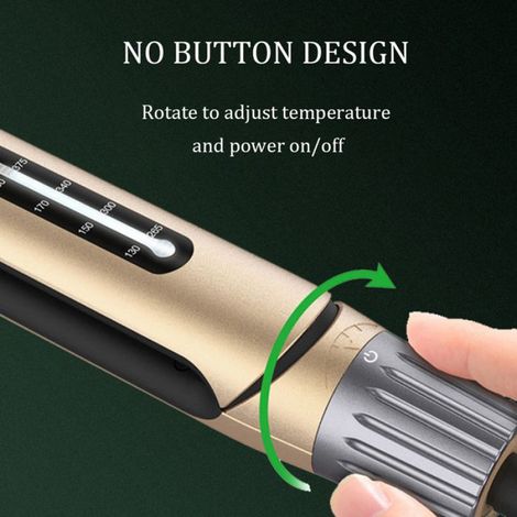 Fer plat professionnel - - Températures réglables - Lissage - Bouclage - Design ergonomique (1/5)