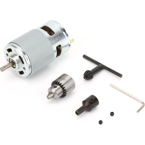 Moteur électrique haute puissance 775 12-30V avec ventilateur de refroidissement et roulements à billes (1/5)