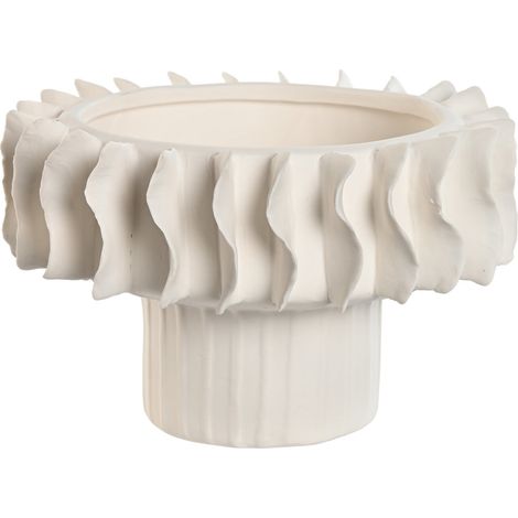 Centro Mesa Ceramica 22X22X14 Ondas Artesanal (1/3)