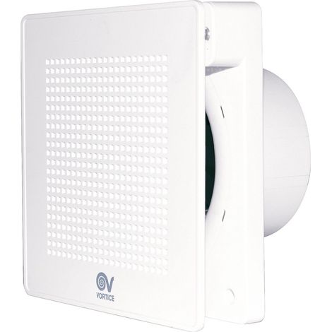 Evo - Extracteur intermittent design et silencieux à basse consommation Blanc - Temporisé évoluée - Ø120 (1/5)