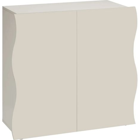 Credenza Multiuso 2 Ante Battenti Beige Cachemire Madia in Legno (1/4)