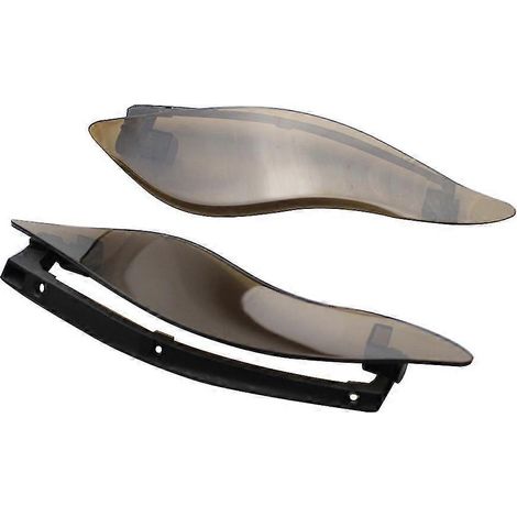 Déflecteur d'air réglable pour pare-brise de moto Harley 14-20 Touring Electra Glide Street Glide Tri Glide Ultra Limited - Fumé (1/5)