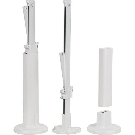 Kit console sur pied Super Standfix comprenant: 2 consoles sur pied 2 cache-tubes et 2 cache-pieds