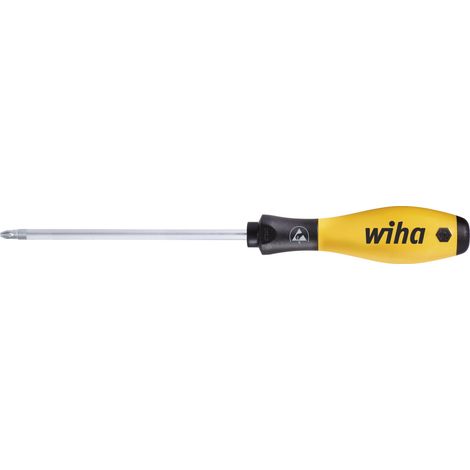 Wiha Schraubendreher SoftFinish® ESD Pozidriv PZ1 x 80 mm (26929)