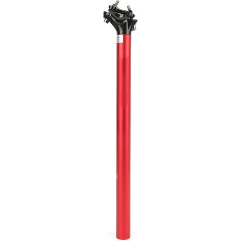 Tige de selle vélo 31,6x400mm aluminium alliage, tube selle rouge route VTT, tige de selle vélo route montagne (1/5)