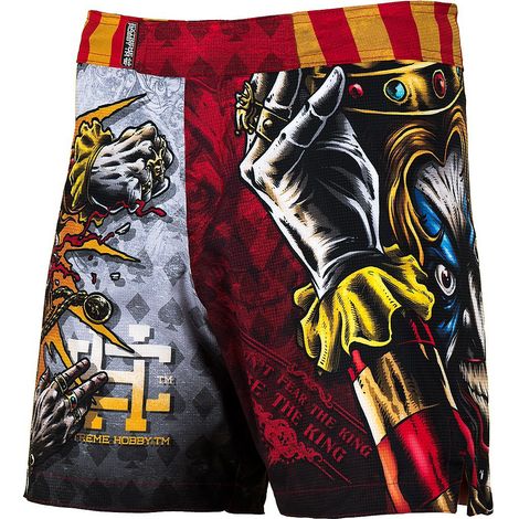 Herren-Sportshorts Killer Cards 2 L rot