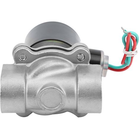 Électrovanne 3/4 pouce, acier inoxydable 304, normalement fermée, à action directe, pour air, eau et huile, 24 V CA (1/5)