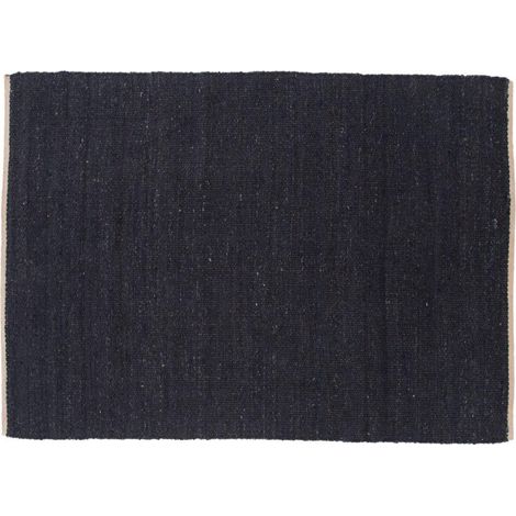 Tapis Déco en Jute "Kali" 170x240cm Noir (1/5)