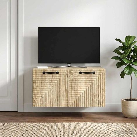 vidaXL Wall-Mounted TV Cabinet Sonoma Oak 59.5 x 41 x 30 cm (1/5)