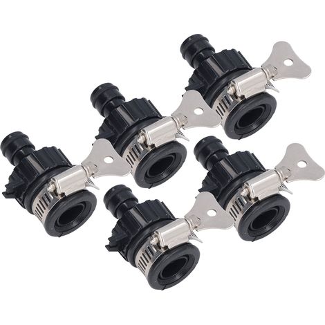 5 Pièces Adaptateur Universel Robinet Flexible pour Jardin et Cuisine 14‑24mm (1/5)