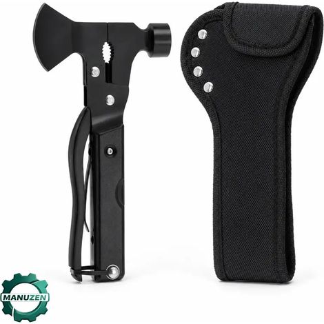 Manuzen - Marteau multifonction pliant – camping, bricolage et urgence (1/5)