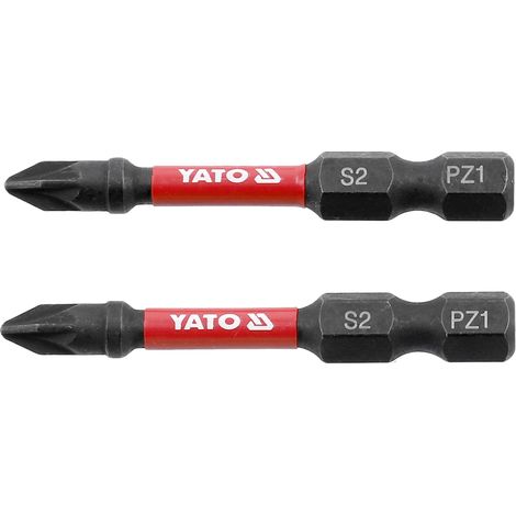Schlagbits 1/4" PZ1 50 mm, 2 Stück