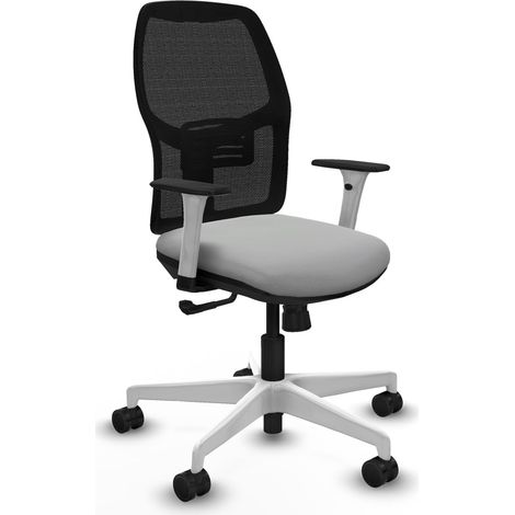 Sedia da ufficio piqueras y crespo Alfera bianco schienale regolabile (1/2)