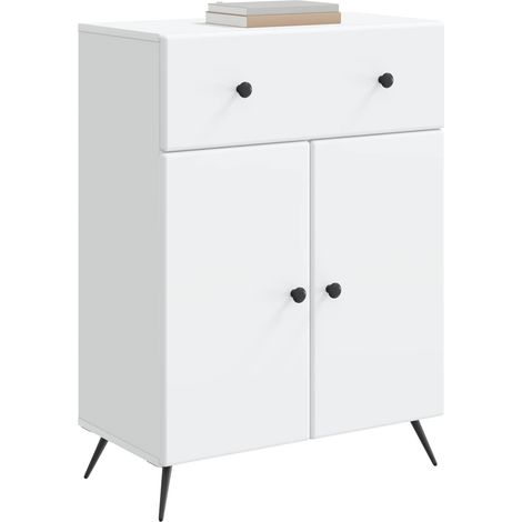 Sideboard/Anrichte/Buffet mit Schubladen Weiß 66 x 34,5 x 90 cm Holzwerkstoff LXWW243606 (1/5)