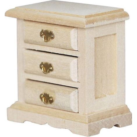 1 mini table de chevet en bois (1/3)