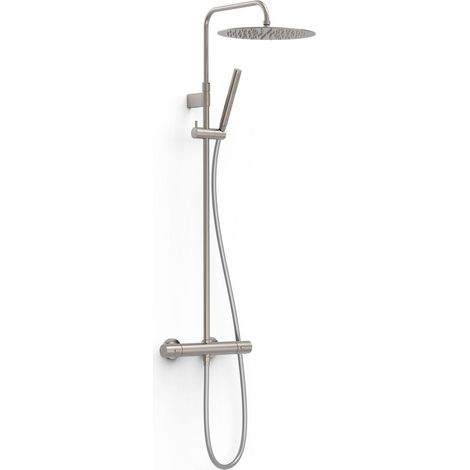 Ensemble de robinet thermostatique mural à 2 voies pour douche Acier - TRES 19039302AC (1/2)