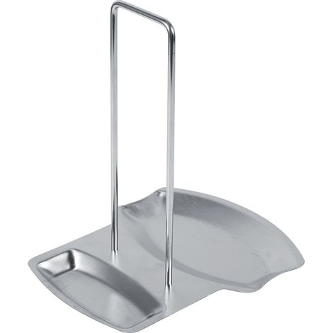 Deckelhalter aus Edelstahl, Küchenlöffelhalter, Aufbewahrungsgestell für Deckel und Pfannen, rutschfester Halter, 1 Stück. (1/3)