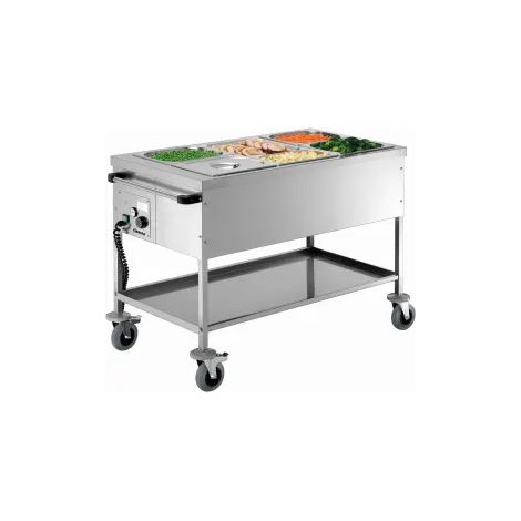 Chariot bain-marie 3 x 1/1 GN - Bartscher
