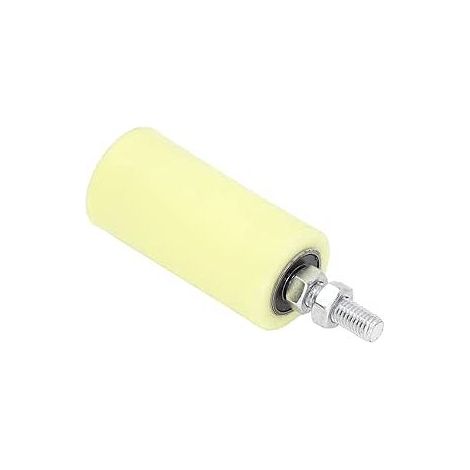 Poulie de Porte Coulissante, 48100 mm Rouleau de Poteau de Guidage de Portail Coulissant, Ensemble de Support de Guide de Portail Robuste pour Portails Roulants Coulissants
