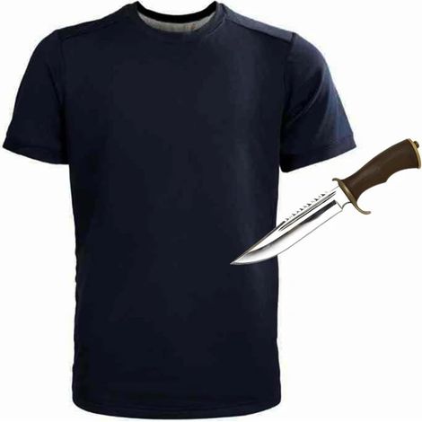 T-Shirt de Protection Anti-Coupure MT800 de Niveau 4 for l'autodéfense Contre Les Couteaux et Les lacérations.(3XL) (1/3)