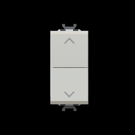 Abb Chiara pulsante doppio interbloccato 2CSK1018CH