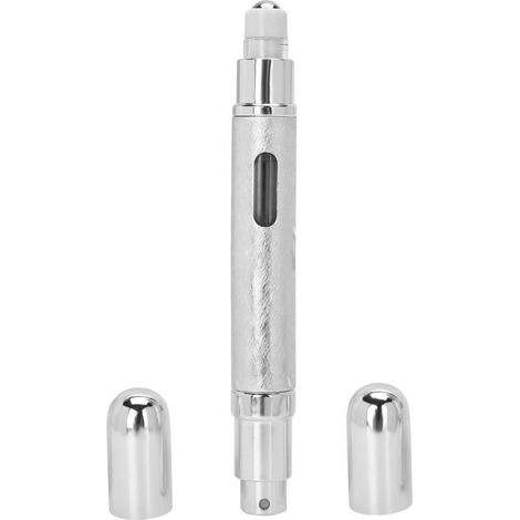 Tragbarer und eleganter, nachfüllbarer 6-ml-Parfümflakon in Silber (1/5)