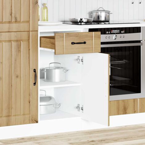 Maison Exclusive - Base da Cucina Lucca Rovere Artigianale in Legno Multistrato
