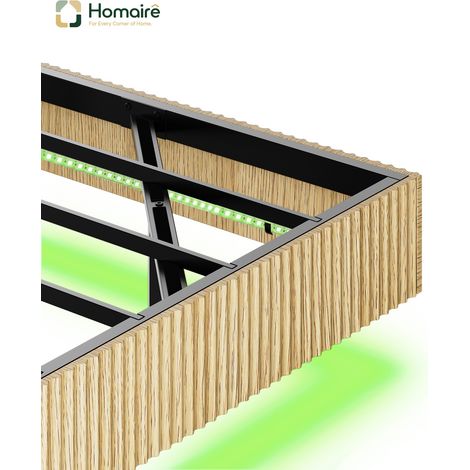 Bett 200 x 180 x 25 cm HOMAIRE (1/5)