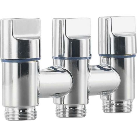Valve D'Angle à 3 Voies Améliorez la Fonctionnalité de Votre Maison ou Vos Espaces Commerciaux avec Vanne Dérivation Trois Voies,A (1/4)