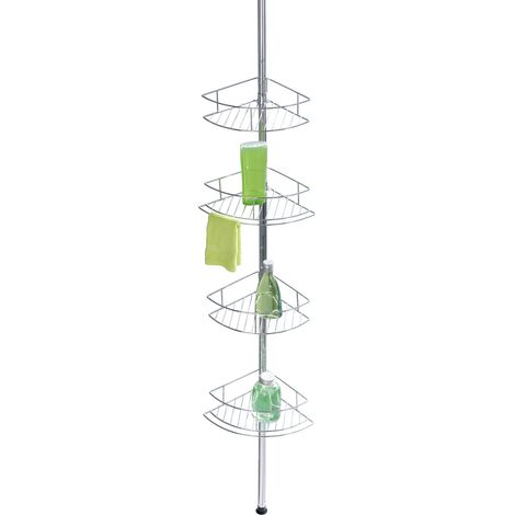 Rinconera telescópica de acero inoxidable, dolcedo, 31 x 23 x 65 - 275 cm (1/5)