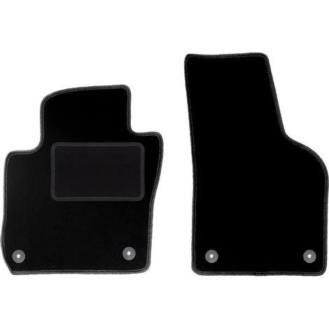Tapis avant noirs pour Volkswagen Coccinelle cabriolet, coupé (2012-2019) (1/5)