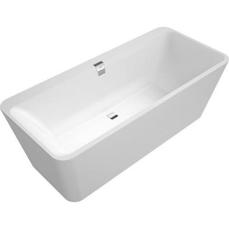VB Baignoire Squaro Edge 12 1800x800x475mm Duo Oval Blanc Pierre