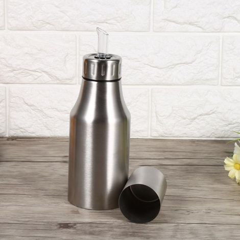 Pot À Huile - Acier Inoxydable 304 - 500 Ml - Cuisine Maison Et Restaurant - 1 Pièce (1/5)