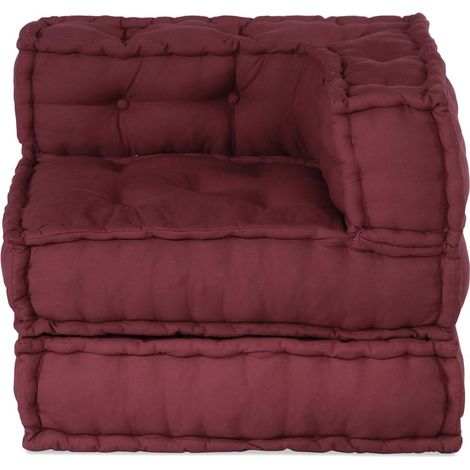 Canapé modulaire marron 70x70x54 tissu CFW764686 (1/5)