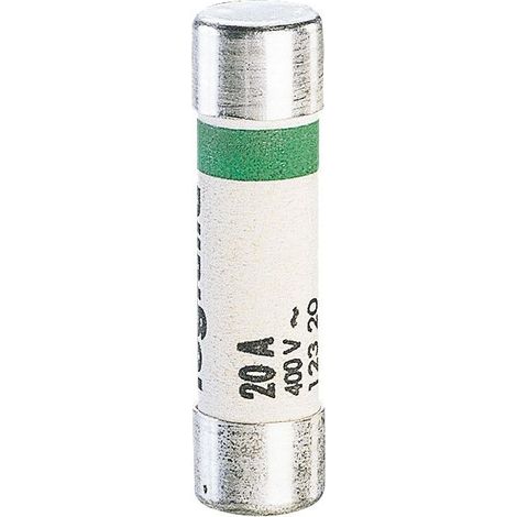 Legrand - Cartouches fusibles pour porte-fusibles - Sans témoin - 8,5x31,5mm - 20A