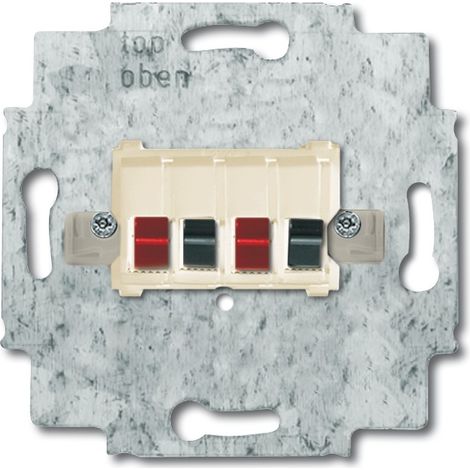 BUSCH-JAEGER 0248/02-101 PRISE DE RACCORDEMENT POUR HAUT-PARLEUR STÉRÉO (1/2)