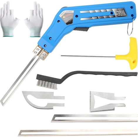 Electric Polystyrene Cup, 220V Cutting Polystyrene Hot Wire 50600°C, Polystyrene Cutting with 4 Blades, with Cooling System, for EPS KT EVA PU Rubber Fabric (1/5)