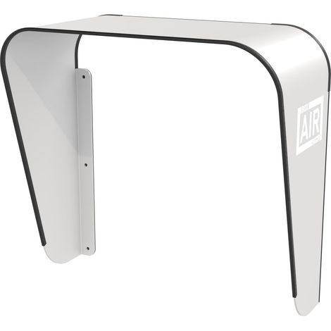 Copertura per Stazioni di Carica Auto Elettriche 50x50x25 cm in Alluminio Wallbox Cover L Bianco (1/5)