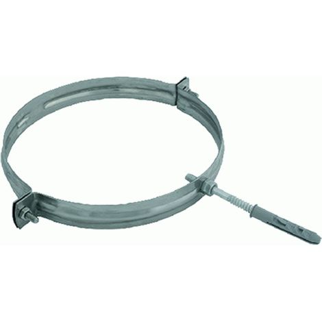 Collare inox con tassello diametro 150 - zinco calabria