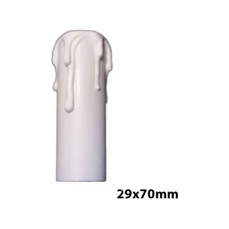 Candela Corta per Portalampada E14 Bianco Solera 853