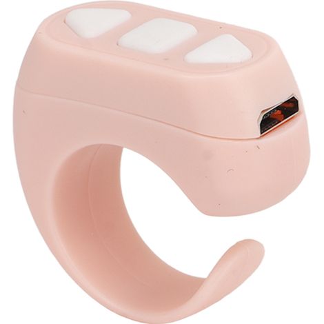 Application de télécommande Bluetooth pour tourner les pages, télécommande de téléphone, sonnerie, lecteur de romans, montre TV, appareil ZL 03 rose