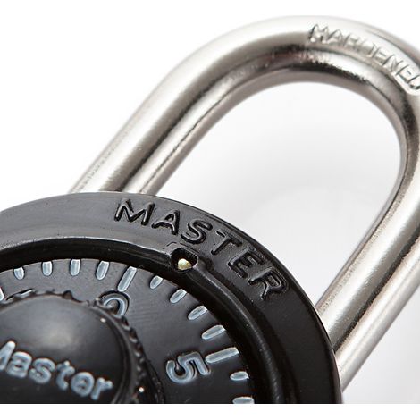 Lucchetto MASTER LOCK 1533 EURD, combinazione di sicurezza, 38 mm, multicolore, (nero) (1/2)