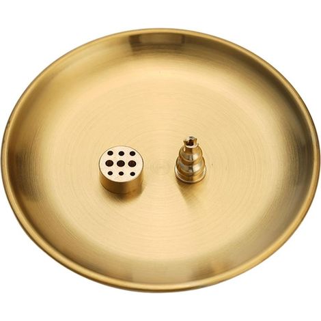 Cendrier en forme de gourde en laiton pour porte-encens - Design 3 en 1(1414cm) (1/5)